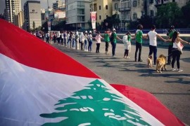 لبنان يشبك الأيدي من الجنوب الى الشمال لإسقاط النظام